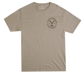 Yellowstone Television Series Dutton Ranch Khaki Tan Adult T-Shirt